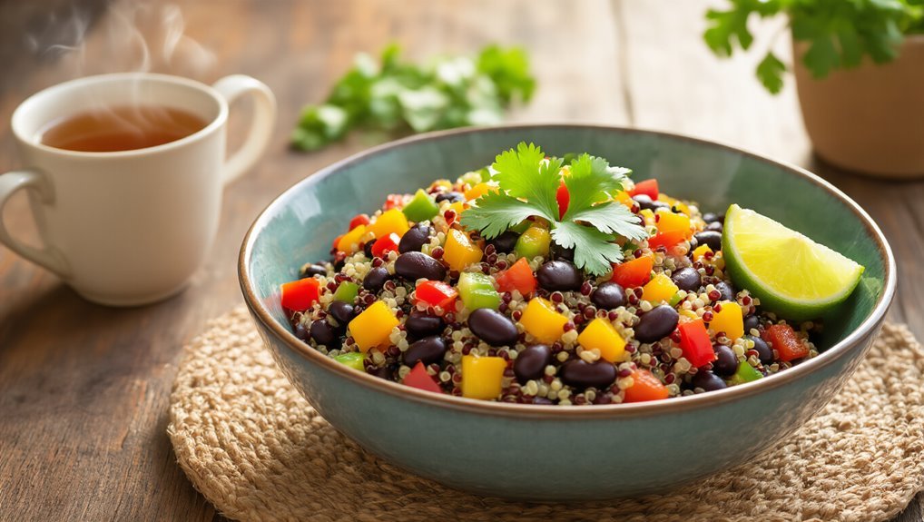 quick healthy quinoa bowl