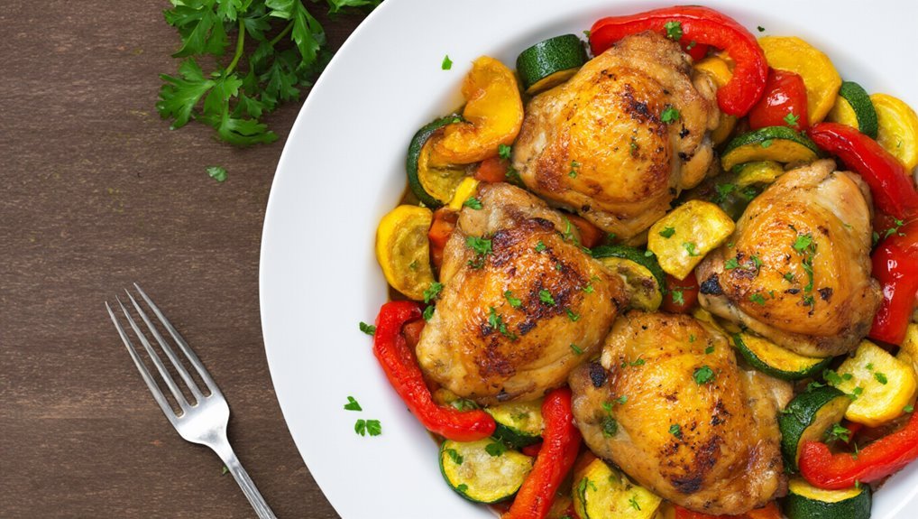 quick one pan chicken dinner