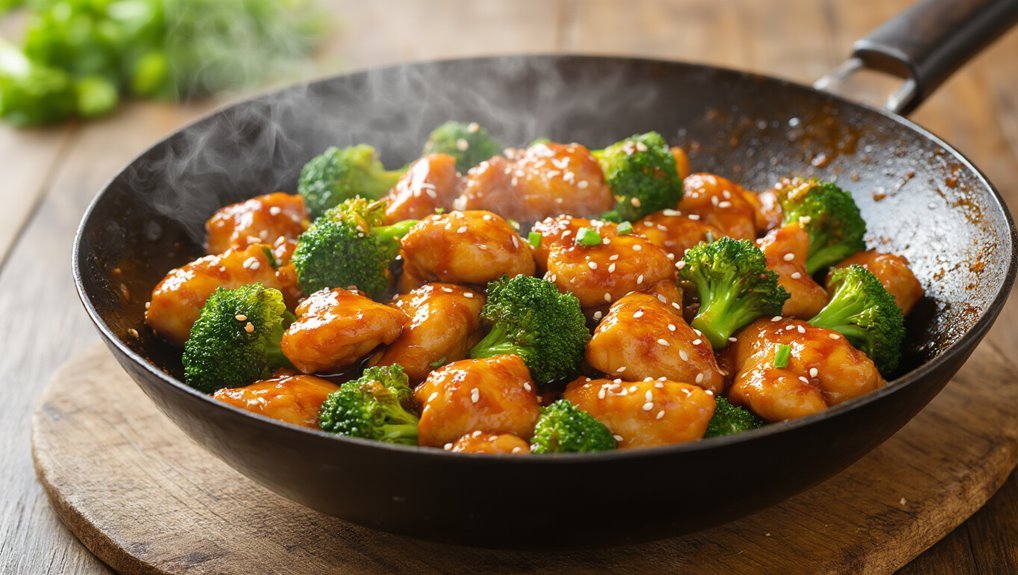 quick spicy chicken stir fry