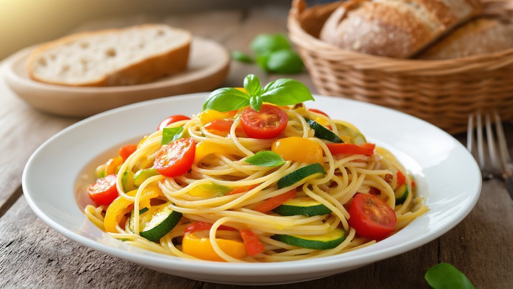 quick veggie pasta dish