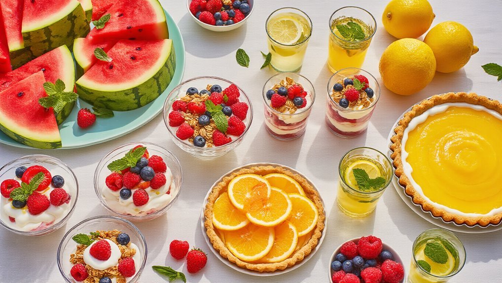 refreshing summer fruit desserts