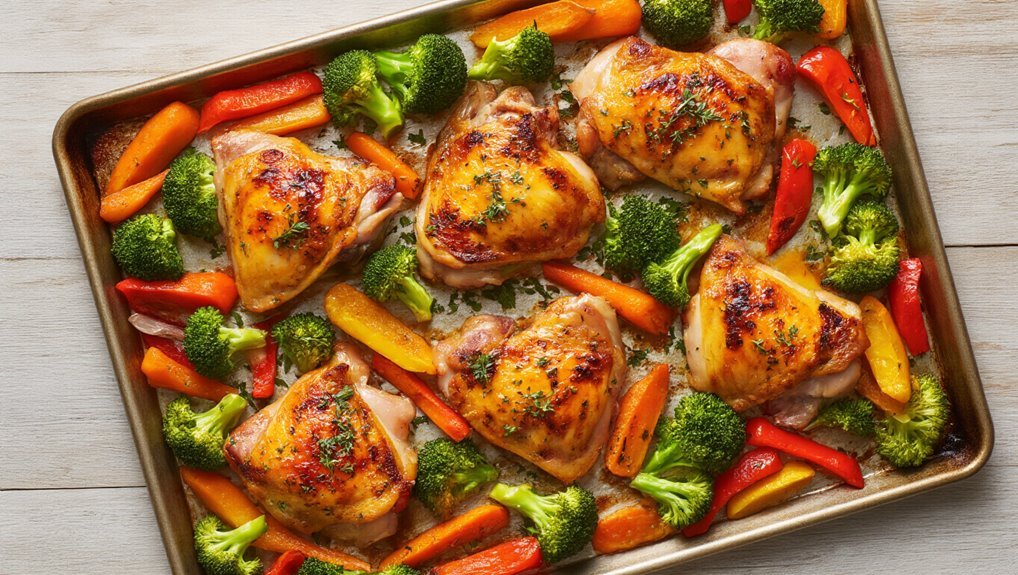 sheet pan chicken dinner