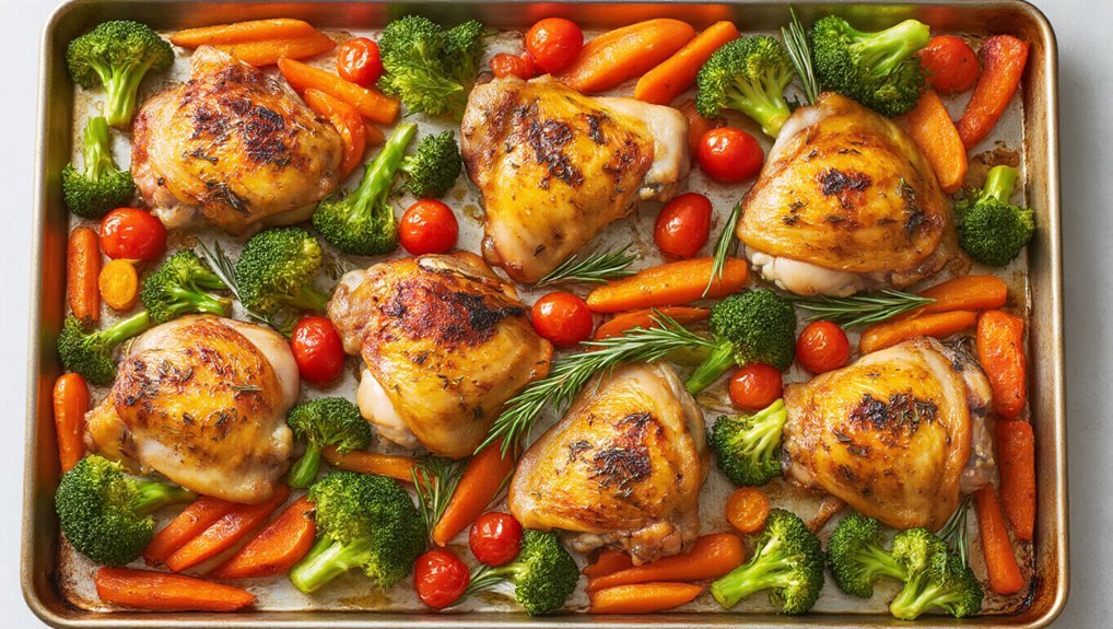 sheet pan chicken dinner