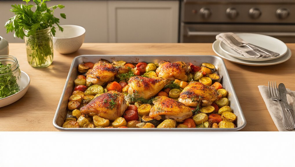 sheet pan meal simplicity