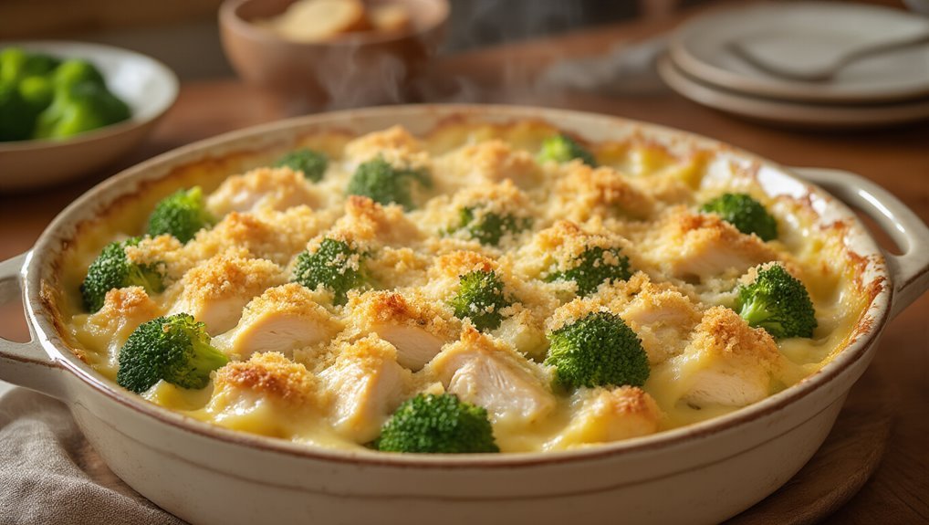 cheesy chicken broccoli casserole