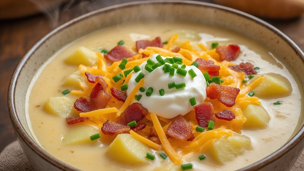 comforting creamy potato soup