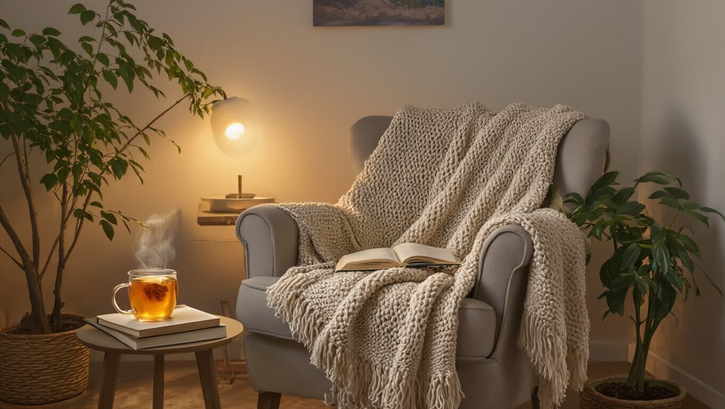 cozy relaxation zone setup