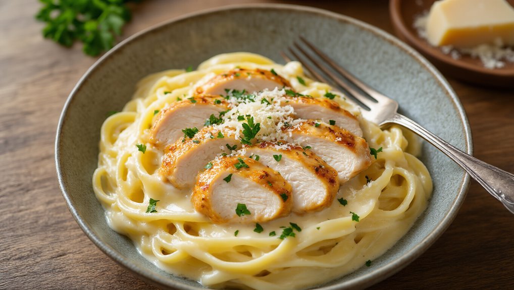 creamy chicken alfredo recipe