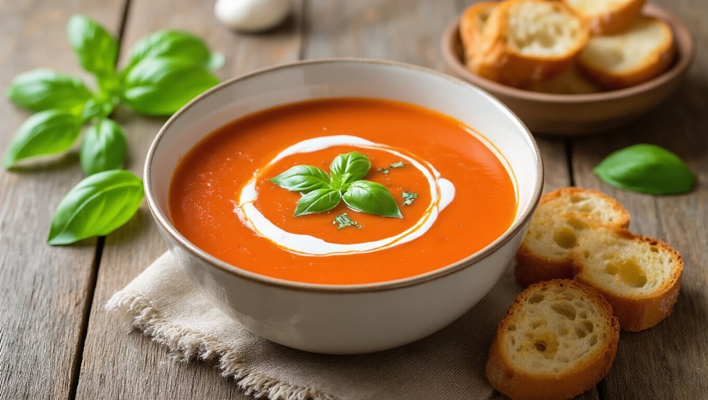 creamy tomato basil soup