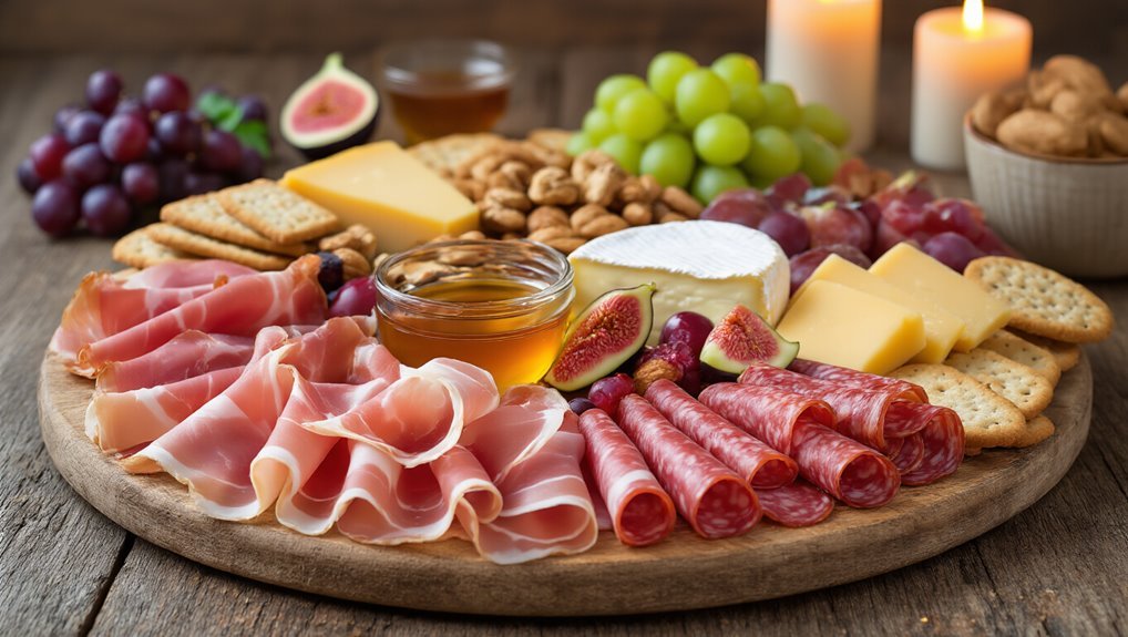 creative charcuterie dinner board