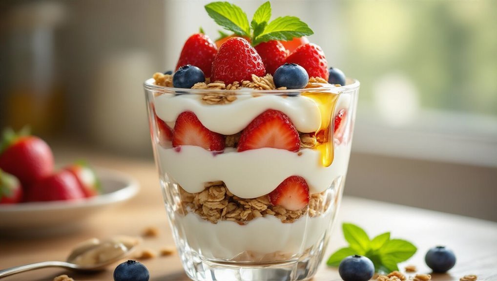 customizable greek yogurt parfait