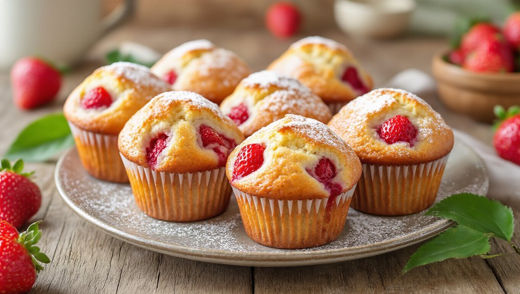 decadent strawberry muffin recipe