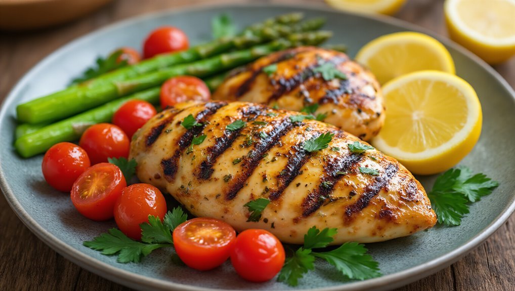 grilled chicken with lemon herbs
