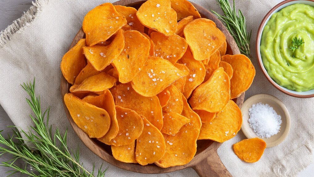 healthy homemade sweet potato chips