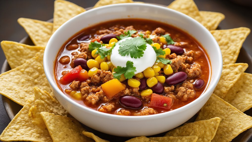 hearty ground chicken chili