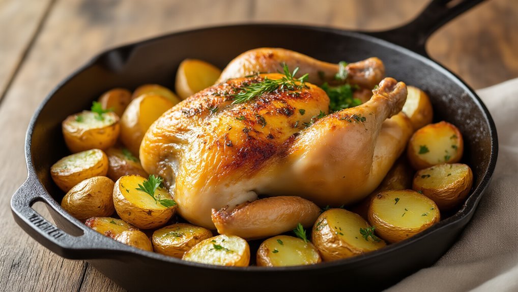 herb roasted chicken potatoes