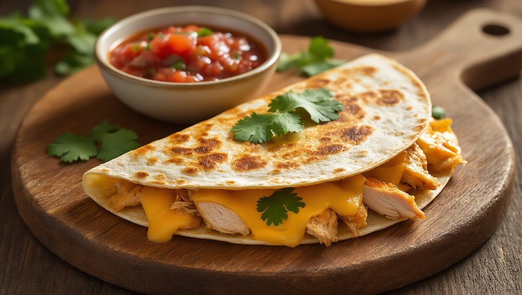 leftover chicken quesadillas recipe