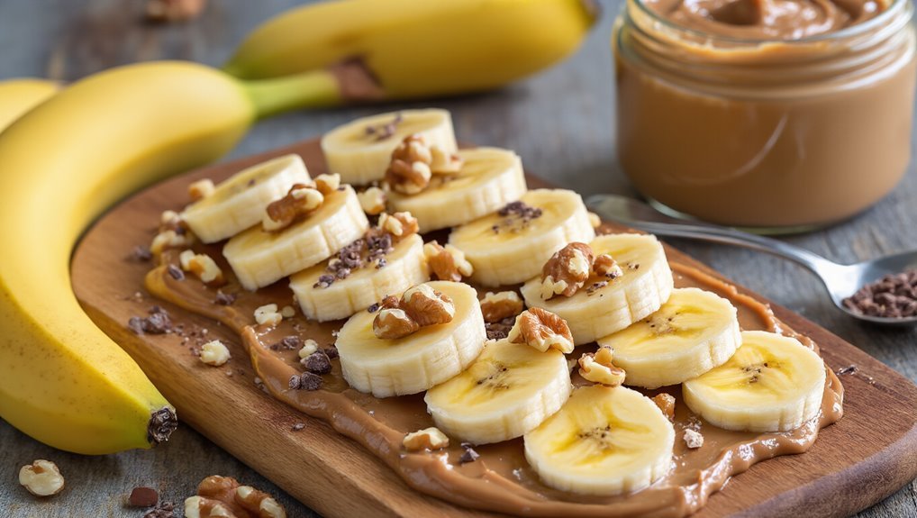 nut butter banana bites