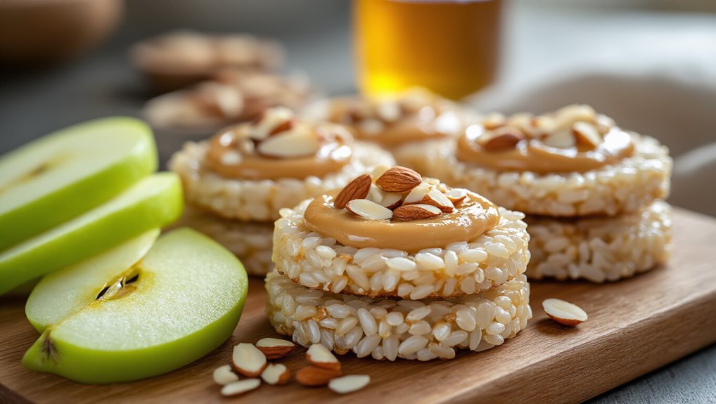 nutritious almond rice cakes