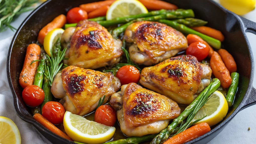 one pan flavorful chicken dinner