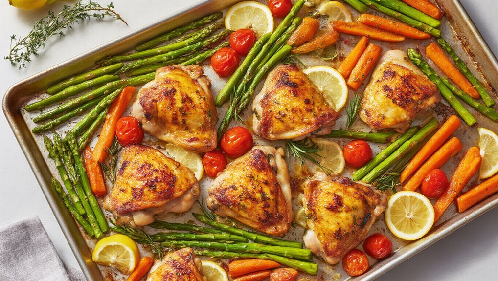 one pan lemon herb chicken