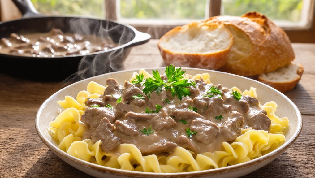 one pot beef stroganoff recipe