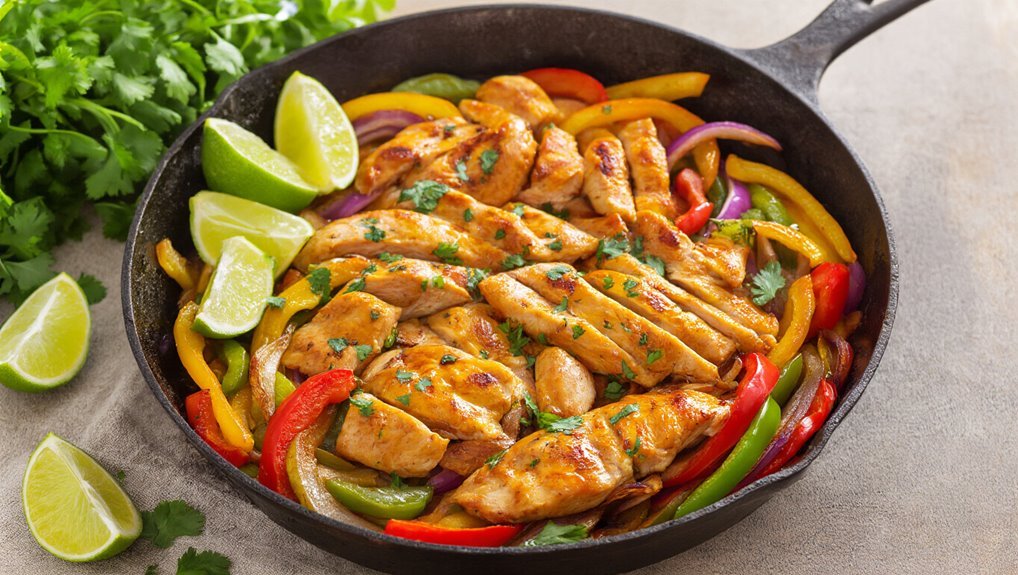 quick and flavorful chicken fajitas