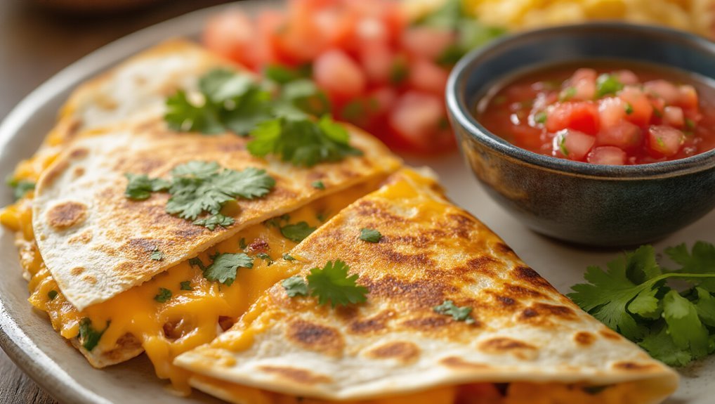 quick cheesy quesadilla delight