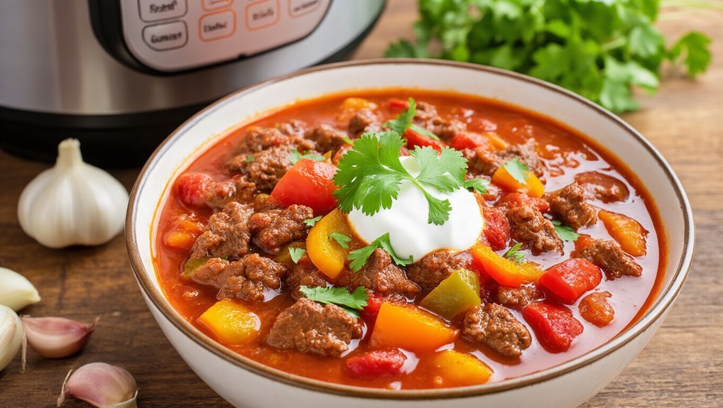 quick hearty instant pot chili