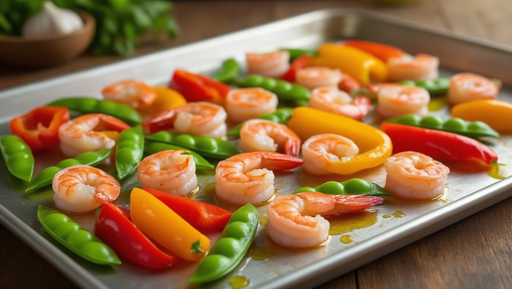 quick shrimp veggie stir fry