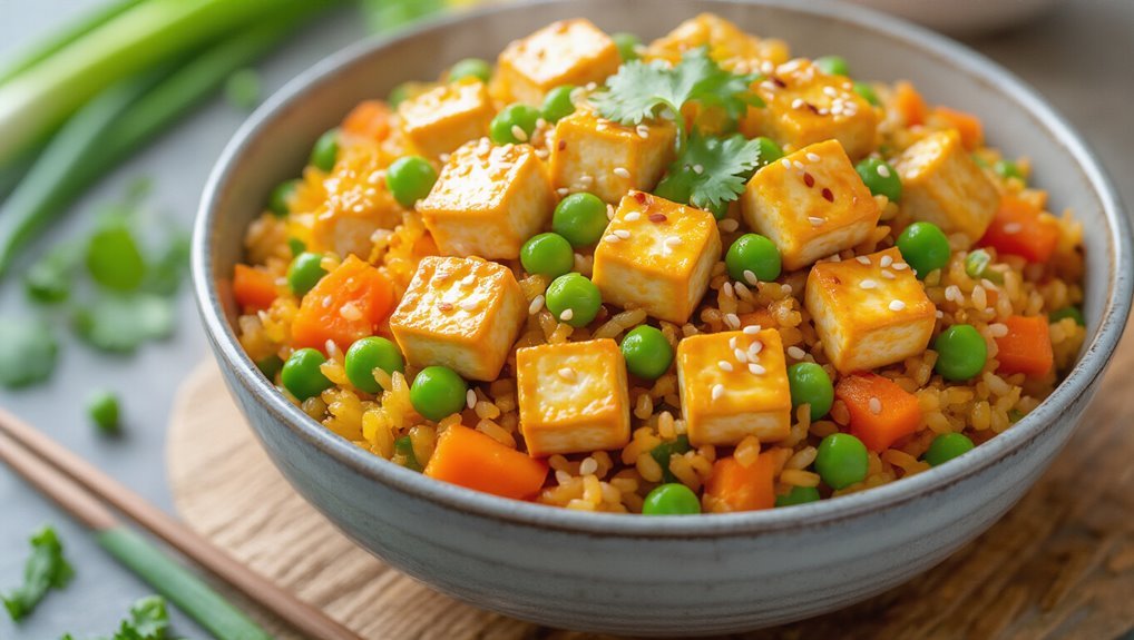 quick vegetable fried rice