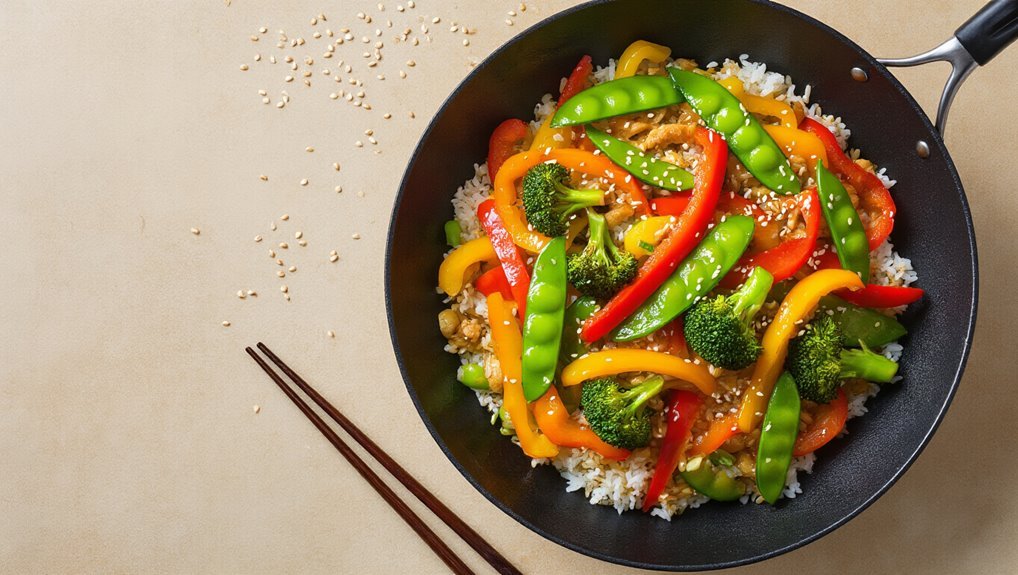 quick veggie stir fry meal