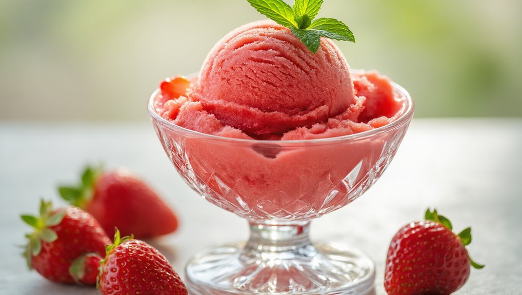 refreshing strawberry sorbet recipe