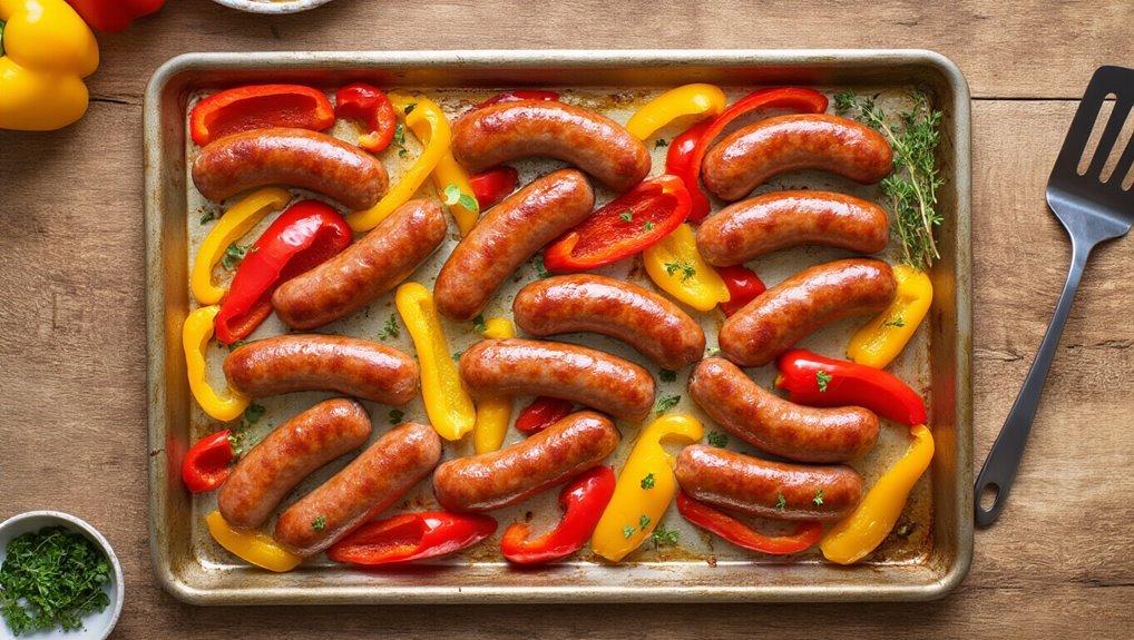 sausage peppers easy cleanup