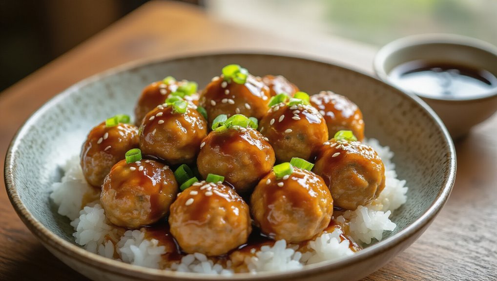 savory chicken meatball recipe