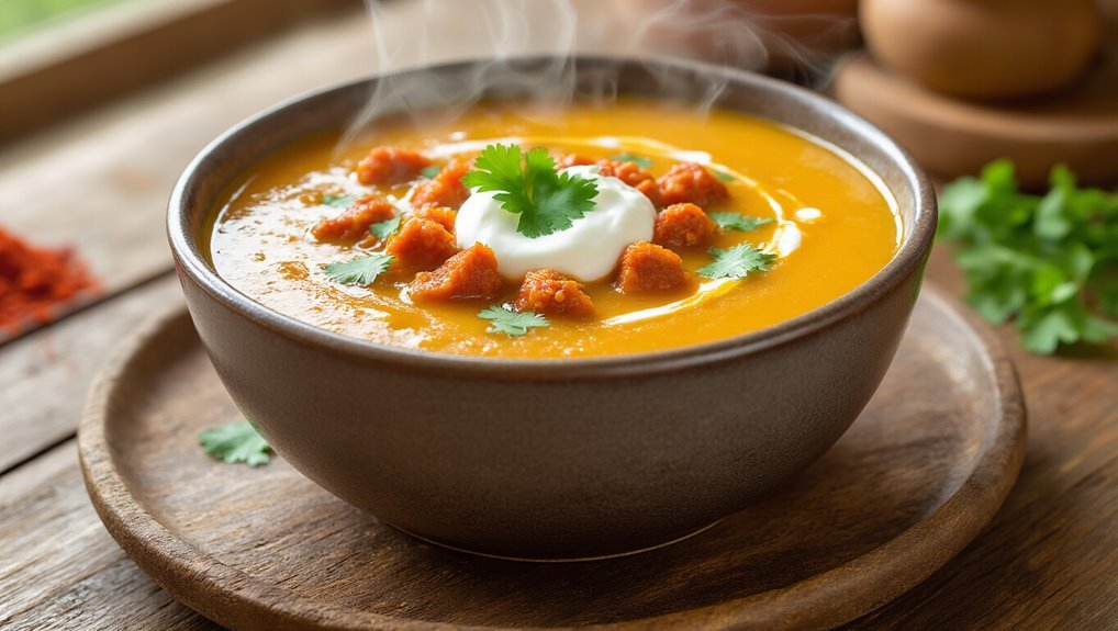 spicy chorizo potato soup