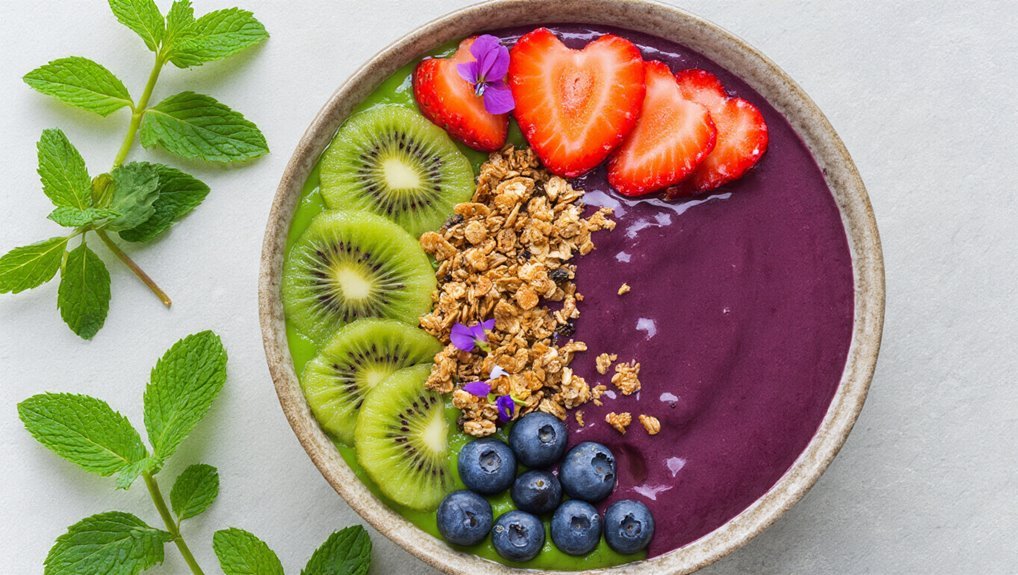 vibrant nutritious smoothie bowl