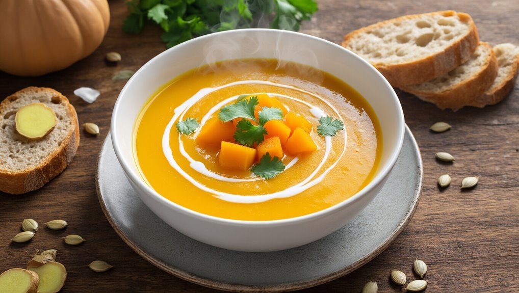 butternut squash ginger soup