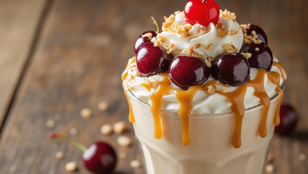 caramelized cherry creamy shake
