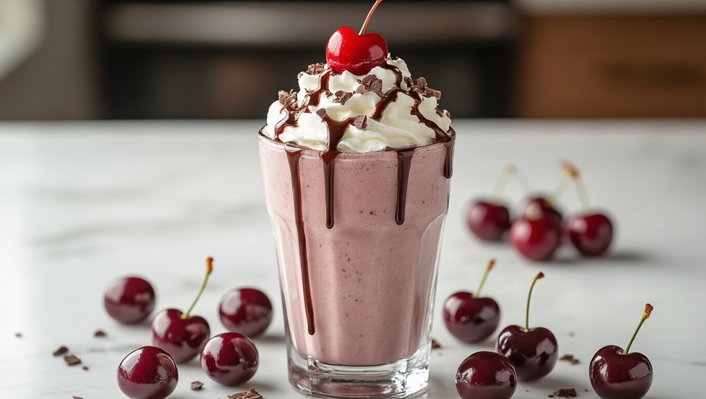 chocolate cherry shake delight