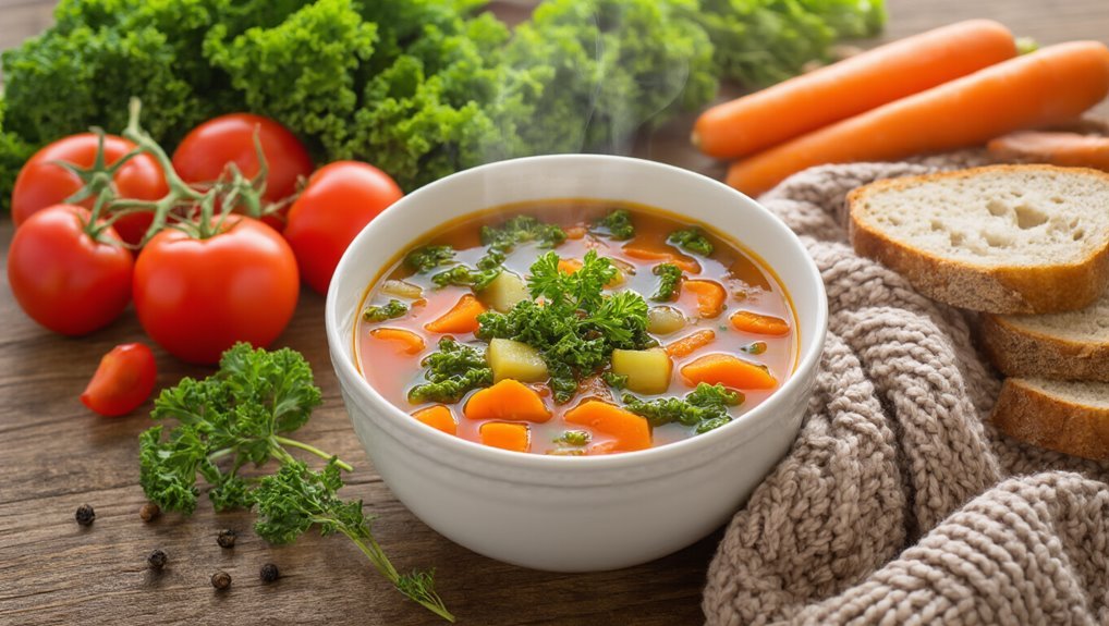 comforting vegetable soup recipe