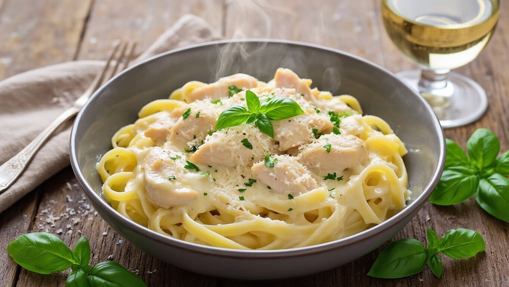creamy chicken alfredo delight