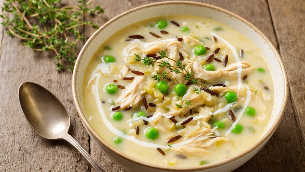 creamy chicken wild rice soup