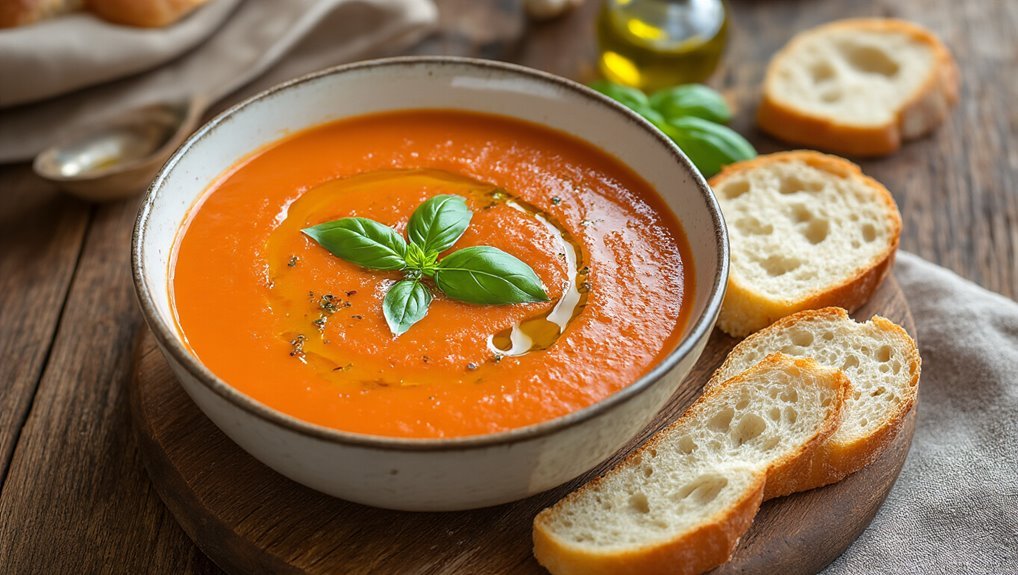 creamy tomato basil comfort
