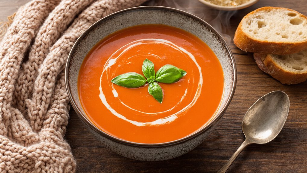 creamy tomato basil comfort