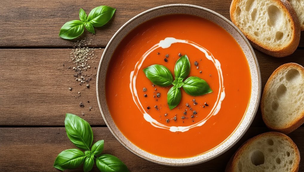 creamy tomato basil goodness