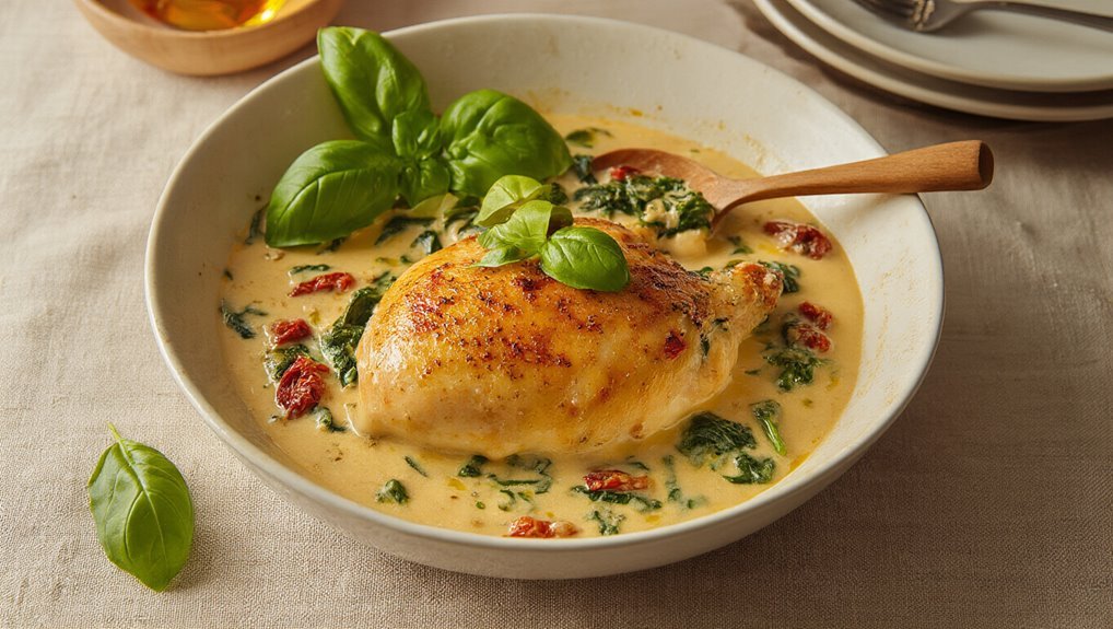 creamy tuscan chicken delight