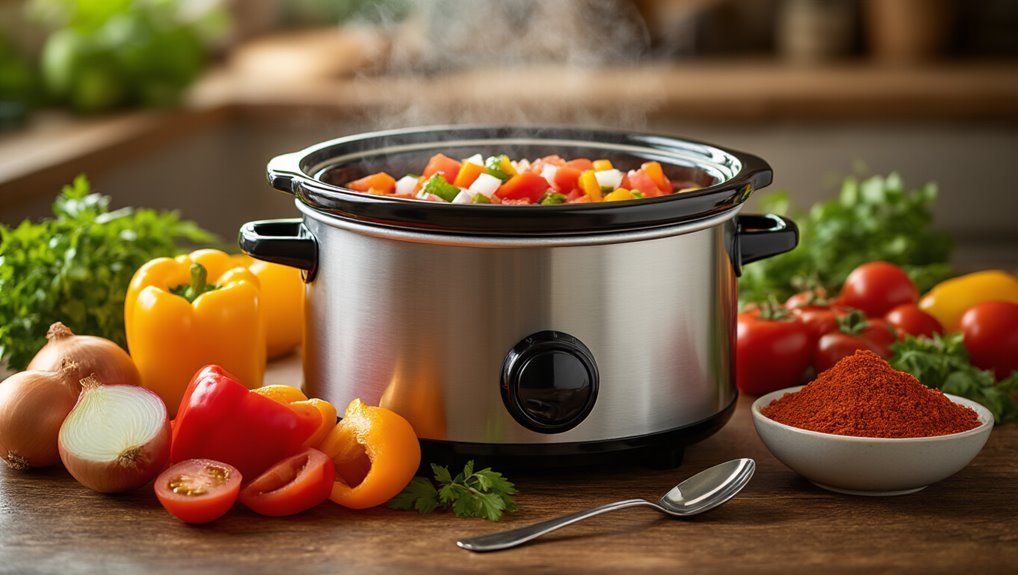 crockpot chili preparation steps