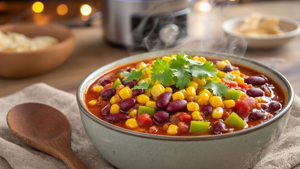 flavorful vegetarian chili recipe
