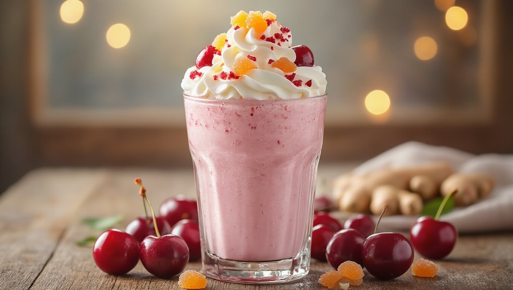ginger cherry zing shake